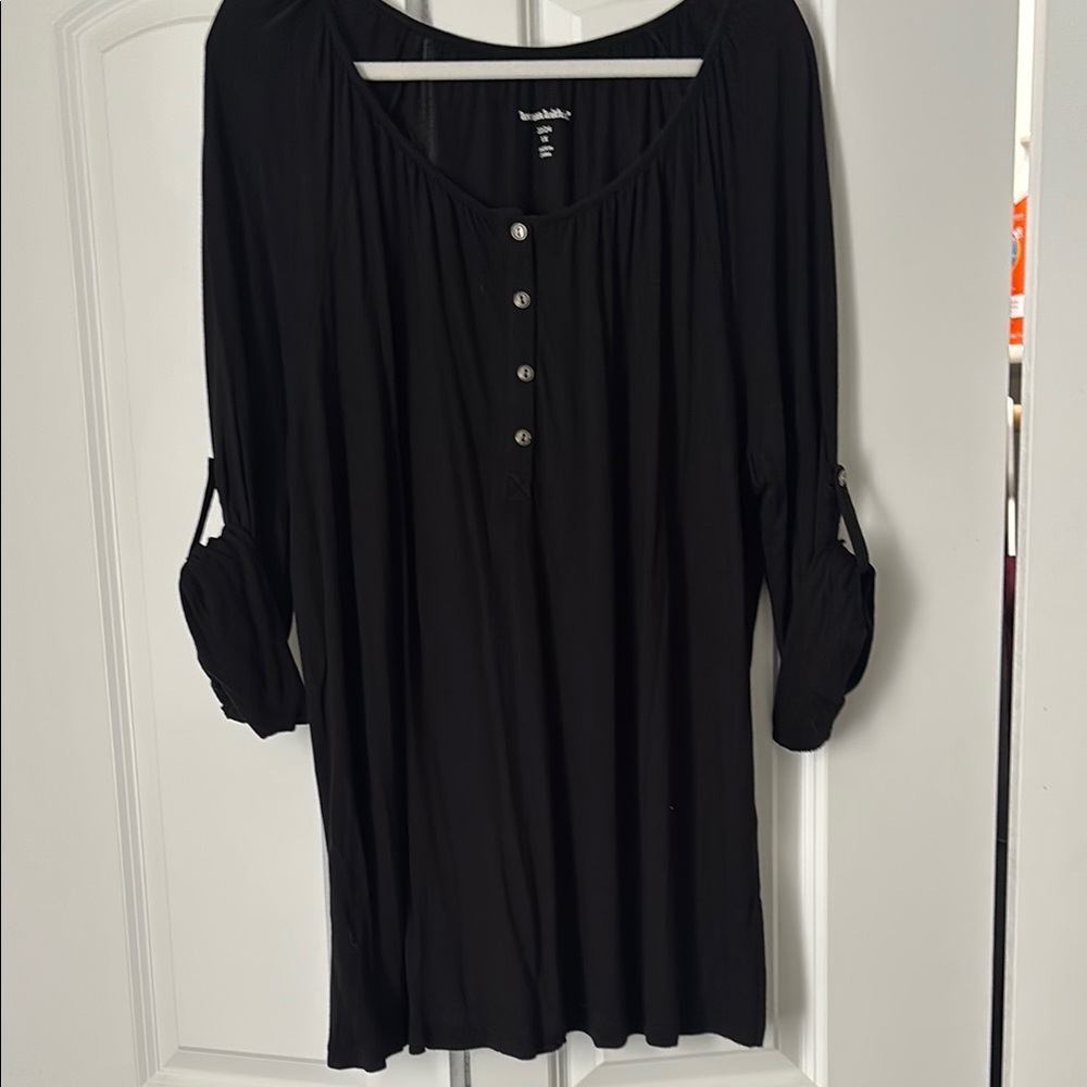 Woman Within Black Peasant’s Top